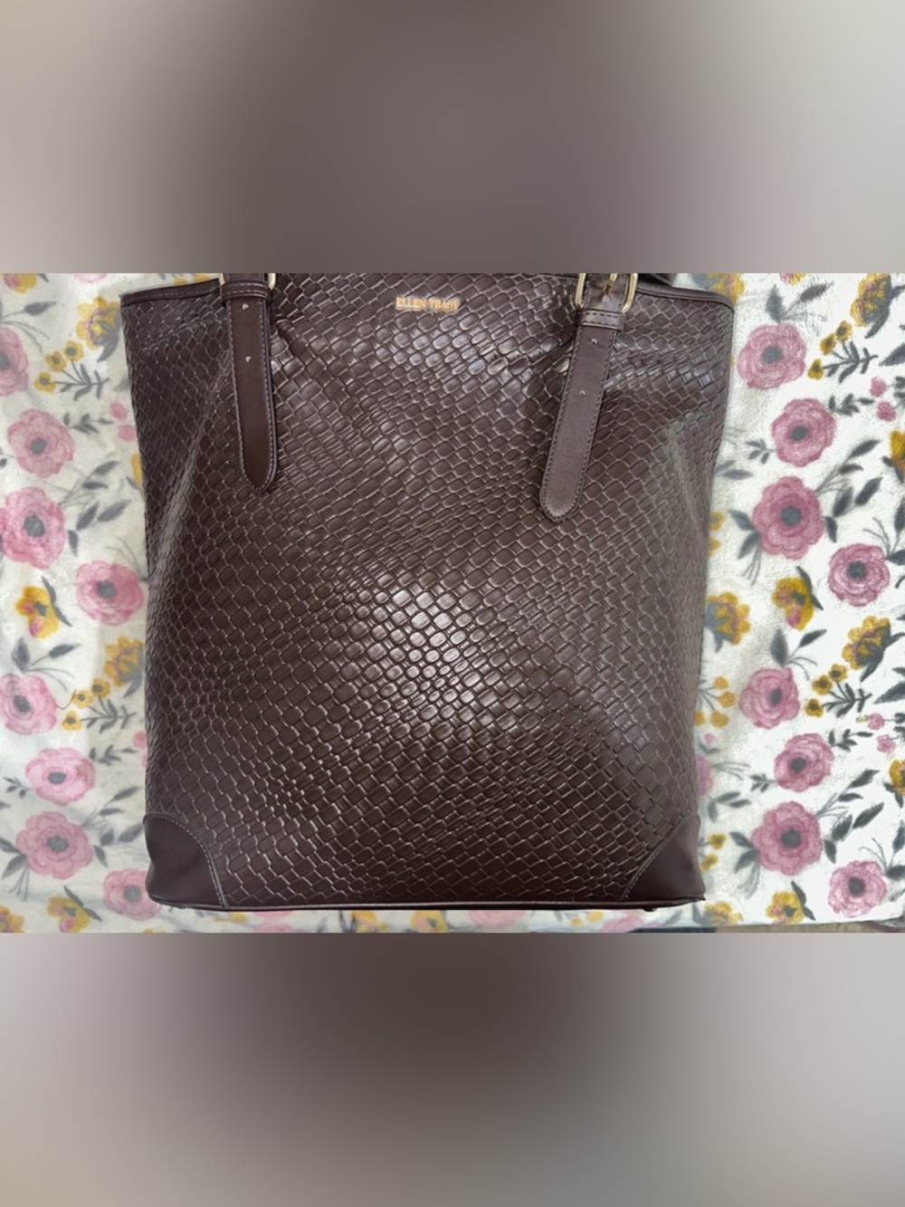 Ellen Tracy Dark Brown Purse